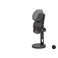 M9 Profesyonel Rgb Mikrofon 48 Khz / 16 Bit Type-C - Siyah