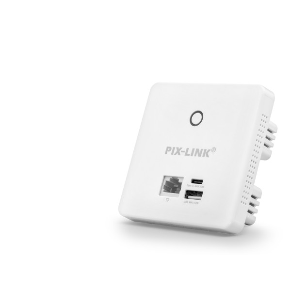 Duvar Tipi Wifi Access Point Poe Destekli 300 Mbps - Beyaz LV-CAP08