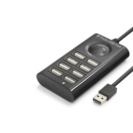 USB Hub 8 Port 480 Mbps 1 M Siyah HDX7052