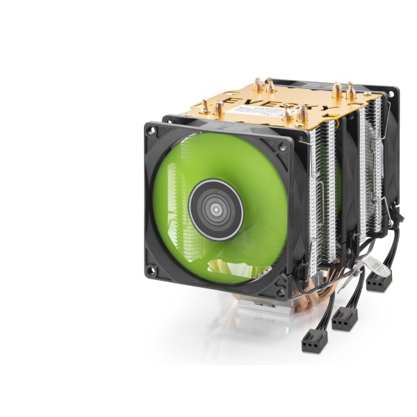 Cpu İşlemci Kule Tipi Soğutucu 600 Serisi Üç Fanlı 6 Bakır Borulu ND2605