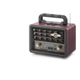 Bluetooth Nostaljik Hoparlör Fm 23.5 X 12 X 19 Cm NS8072BT