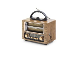 Bluetooth Nostaljik Hoparlör Fm 16.7 X 9.5 X 13.8 Cm NS6637BT