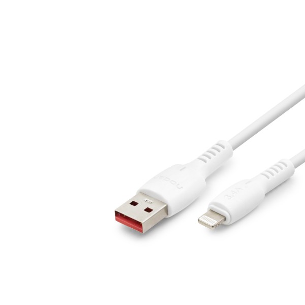 Usb Lightning Şarj Ve Data Kablosu 3.4A 20W 1 M - Beyaz ND1153