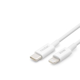 Type-C Lightning Şarj Ve Data Kablosu 20W 1 M - Beyaz ND1151