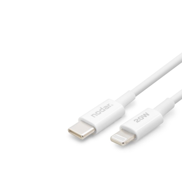Type-C Lightning Şarj Ve Data Kablosu 20W 1 M - Beyaz ND1151