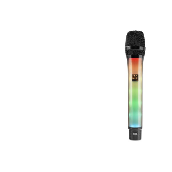Profesyonel Kablosuz Uhf Mikrofon Rgb - Siyah WX-81