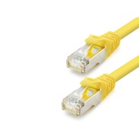 Cat7 Ethernet Patch Kablosu 10 Gbps 600 Mhz 1 M - Sarı HDX5103