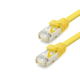 Cat7 Ethernet Patch Kablosu 10 Gbps 600 Mhz 60 Cm - Sarı HDX5102