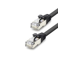 Cat7 Ethernet Patch Kablosu 10 Gbps 600 Mhz 1 M - Siyah HDX5090
