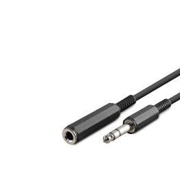 6.35Mm Gitar Uzatma Kablosu 1.5 M - Siyah HDX1050