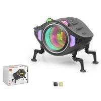 Bluetooth Masaüstü Hoparlör Robot Tasarimli Fm Rgb CC2A