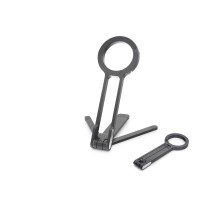 Manyetik Katlanir Masaüstü Telefon Standi Metal - Siyah ND8030