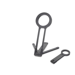 Manyetik Katlanir Masaüstü Telefon Standı Plastik - Siyah ND8029