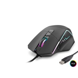 Shooter Mouse 6400 Dpi Rgb - Si̇yah G330
