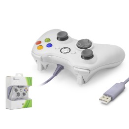 Gamepad Pc Xbox 360 Uyumlu Kablolu - Beyaz ND506W