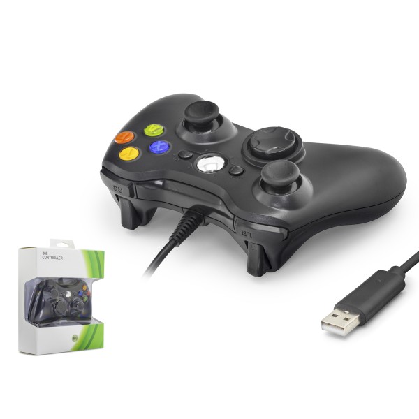 Gamepad Pc Xbox 360 Uyumlu Kablolu - Siyah ND506B