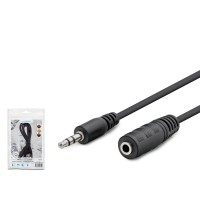 3.5 Mm Aux Uzatma Kablosu 1.2 M - Siyah HDX1004