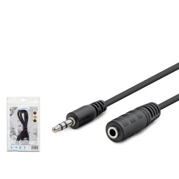 3.5 Mm Aux Uzatma Kablosu 1.2 M - Siyah HDX1004
