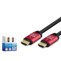 Hdmi 2.0 Kablo 20 M (Od 8.0 Mm) - Siyah Kirmizi HDX2036