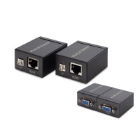 Vga Rj45 Extender Görüntü Aktarim Seti 60 M HDX1285