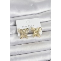 Füsun Küpesi Model Gold Renk Model Pirinç Kadın Küpe TJ-BKP11720