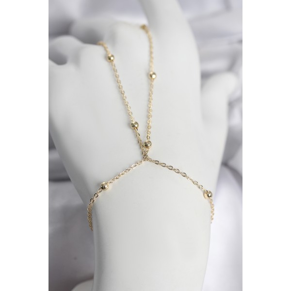 316L Çelik Gold Renk Top Zincirli Kadın Şahmeran TJ-SN742