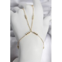 316L Çelik Top Zincirli Gold Renk Kadın Şahmeran TJ-SN745