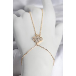 Pirinç Gold Renk Yonca Model Kadın Şahmeran TJ-SN749