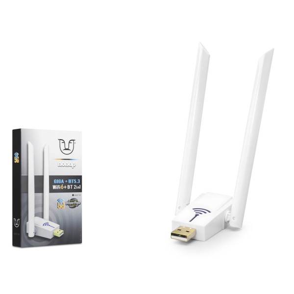 Usb Wifi Adaptör Wifi 6 Bluetooth 5.3 W212
