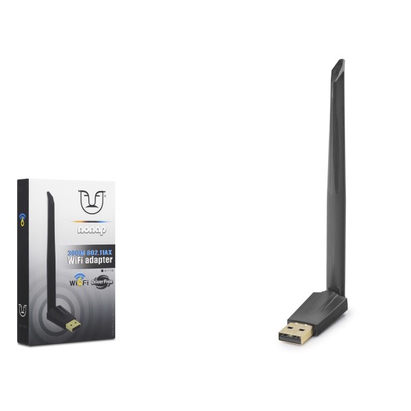 Usb Wifi Adaptör 300 Mbps Wifi 6 Dahua Dvr Uyumlu W118