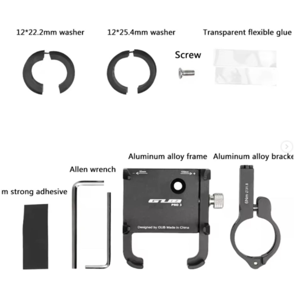 ZR Gub Pro 3 Dc Motosiklet Telefon Tutucu