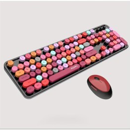 Mofii Zr513/K-S Sweet Kirmizi/Siyah Klavye Mouse Set