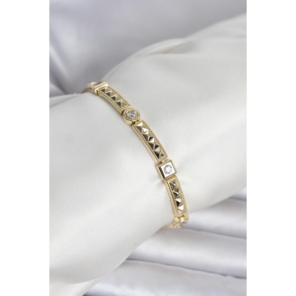 Xuping Punta Model Gold Renk Kadın Bileklik TJ-BB8417