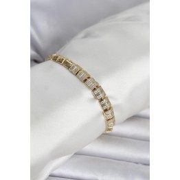 Xuping Zirkon Taşlı Gold Renk Kadın Bileklik TJ-BB8434