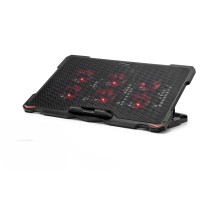 Laptop Soğutucu 6 Fan Led - Siyah HDX4255