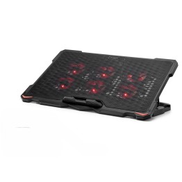 Laptop Soğutucu 6 Fan Led - Siyah HDX4255