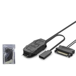 Sata Mini Fan Argb Kontrolcüsü - Siyah HDX1082