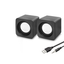 Masaüstü Hoparlör 2.0 Kanal Usb 3.5 Mm Siyah HD6055