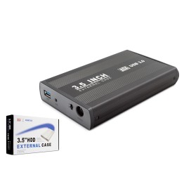 3.5 Inç Sata Hdd Harici Disk Kutusu Usb 3.0 - Siyah HDX1756