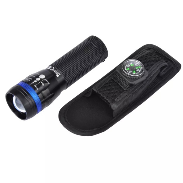 Uzun Menzilli Süper Zoomlu Pilli LED El Feneri Güçlü Işık Performansı WT-060