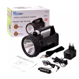 30W Güçlü LED Fener Yüksek Parlaklık Güvenlik Kullanımı WT-401