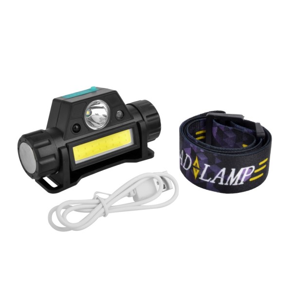 8 Saat Dayanıklı Şarjlı Sensörlü Mıknatıslı Kafa Lambası Güçlü LED Aydınlatma WT-055