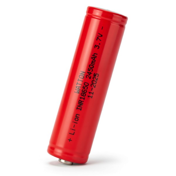 18650 2450mAh 3.7V Li-ion Şarj Edilebilir Pil Güçlü Performans Yüksek Kapasiteli WT-INR18650