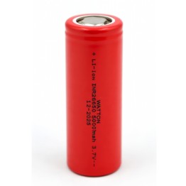 INR 26650 5000mAh 3.7V Li-ion Şarj Edilebilir Pil - Kırmızı