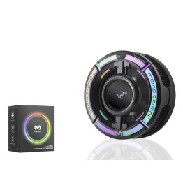 Manyetik Telefon Soğutucu Fan 15W Rgb Dijital Ekranlı Siyah CX15