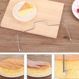 Paslanmaz Çelik Ayarlanabilir Pasta Dilimleyici – Çok Amaçlı Kesme Teli