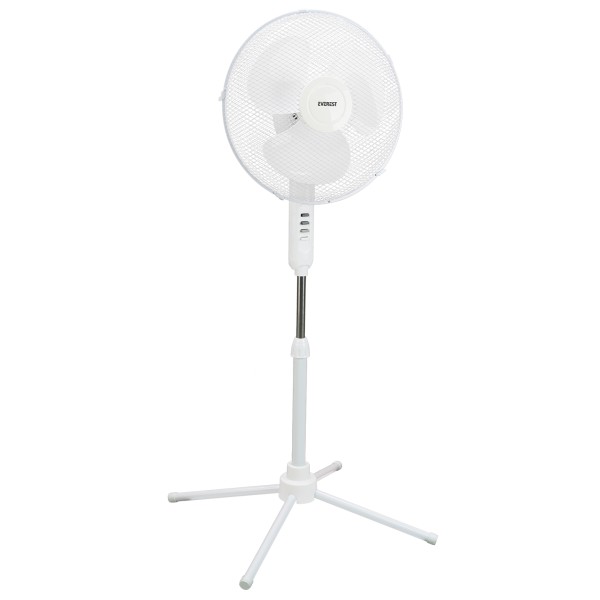 Ecowind Ev Tipi Metal Vantilatör 16 Inç 45W 1100 Rpm 3 Kademeli Beyaz FAN10