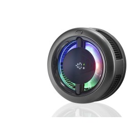 Manyetik Telefon Soğutucu Fan Rgb Dijital Ekranlı - Siyah CX19