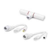 Poe Combiner Mux 2 In 1 Rj45 Veri + Güç Birleştirici Adaptör - Beyaz HDX5550