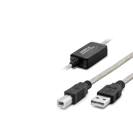 Usb Printer Kablosu 10 M - Silver Siyah HDX7559